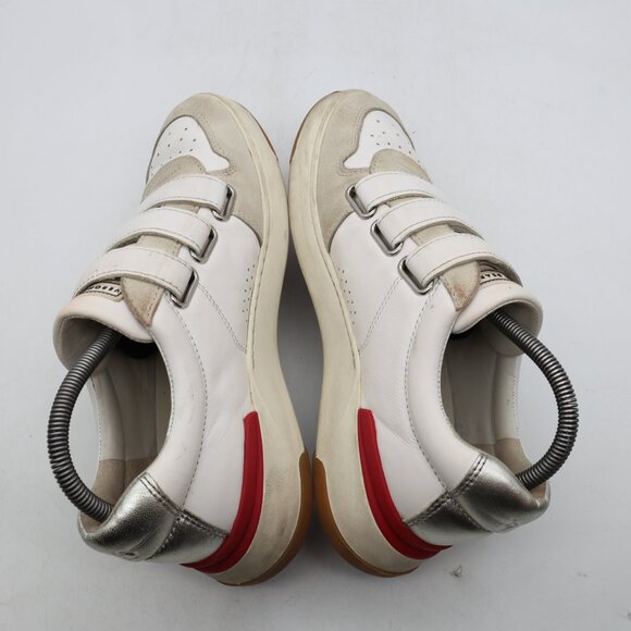 Veronica Beard Tizi Mix-Leather Women's Size  9 M Low-Top Sneakers White - Picture 6 of 12